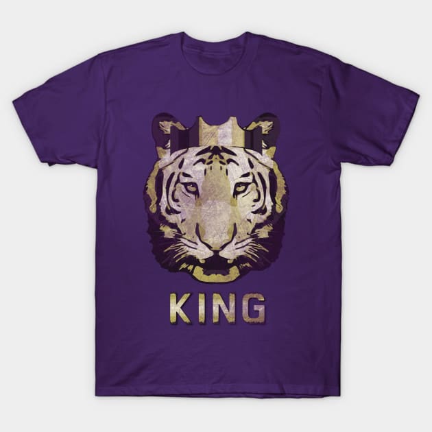 Tiger king's crown vintage look 80s T-Shirt by Collagedream